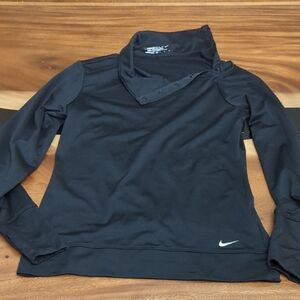 Nike Golf Tour Performance Long Sleeve Top Snap Collar M